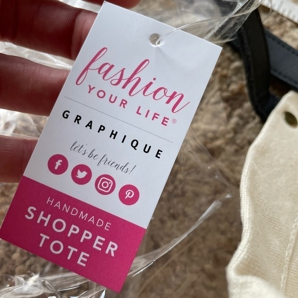 NWT canvas tote - Picture 5 of 6